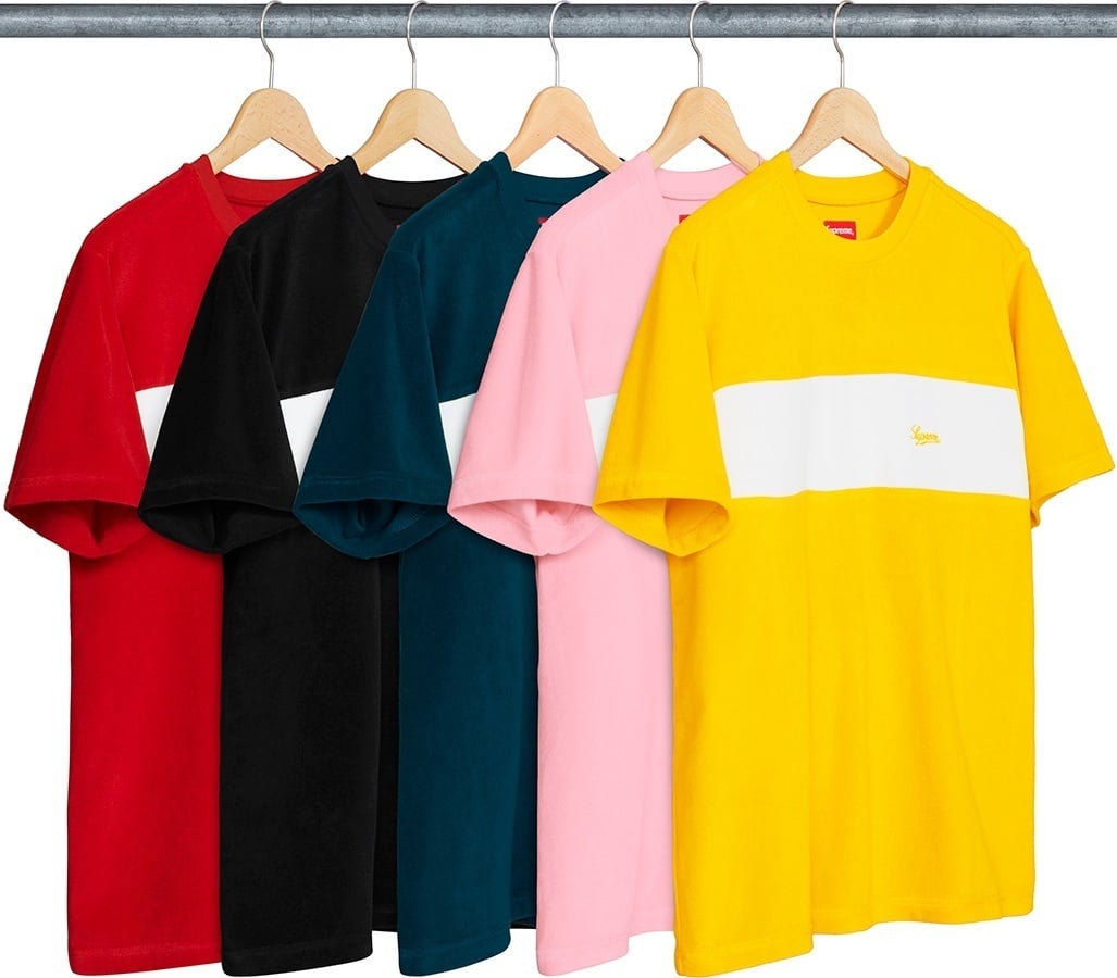 Chest Stripe Terry Top